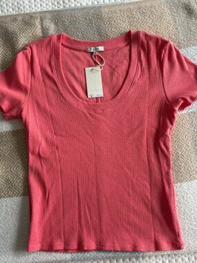 Z-Supply Ribbed Tshirt - Coral